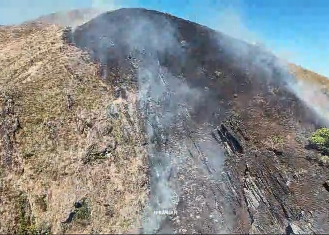 ಚಿಕ್ಕಮಗಳೂರು : ಕಳಸದಲ್ಲಿ ಕಾಡ್ಗಿಚ್ಚಿಗೆ ಸುಟ್ಟು ಕರಕಲಾದ ಅರಣ್ಯ..!